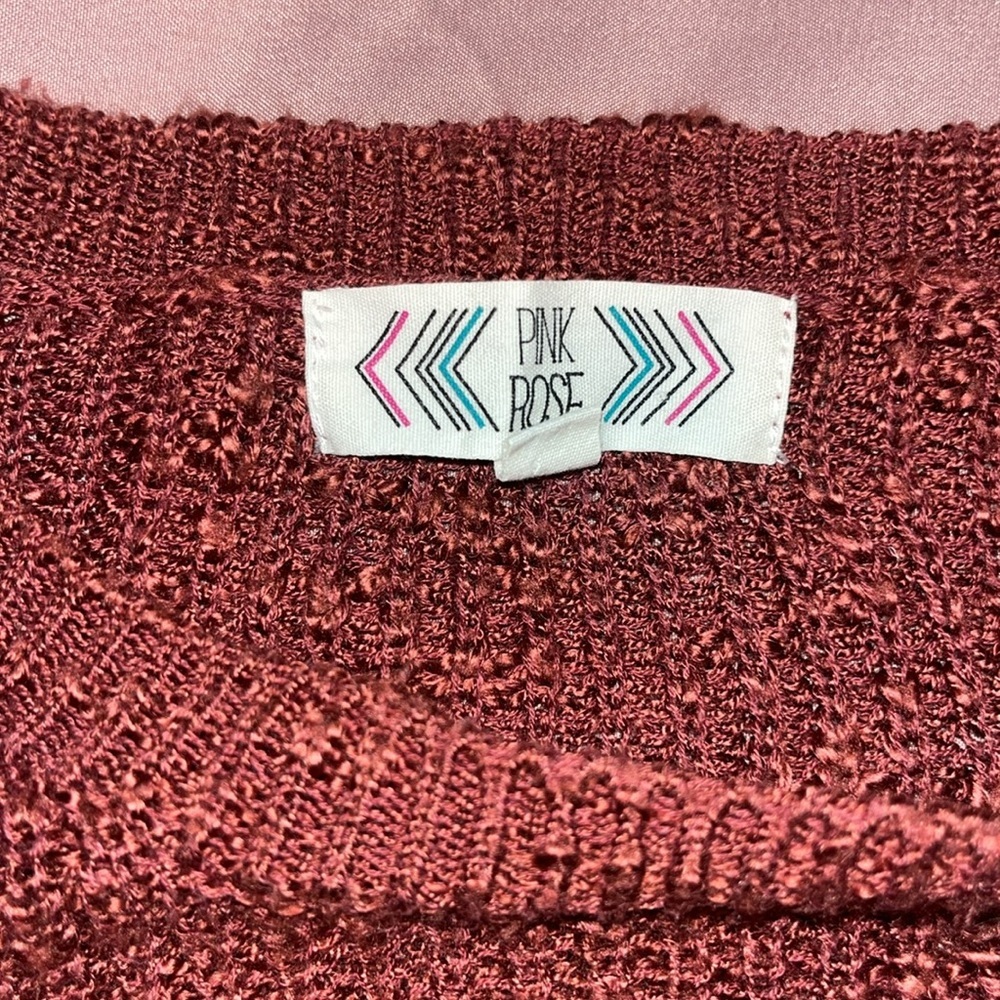 Pink Rose Sweater - Picture 2 of 3
